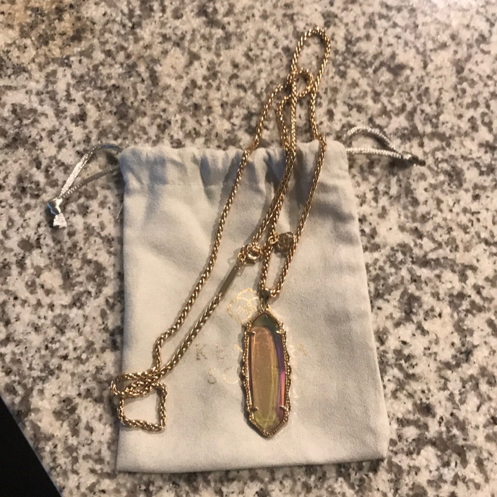Limited edition Kendra Scott rose gold necklace